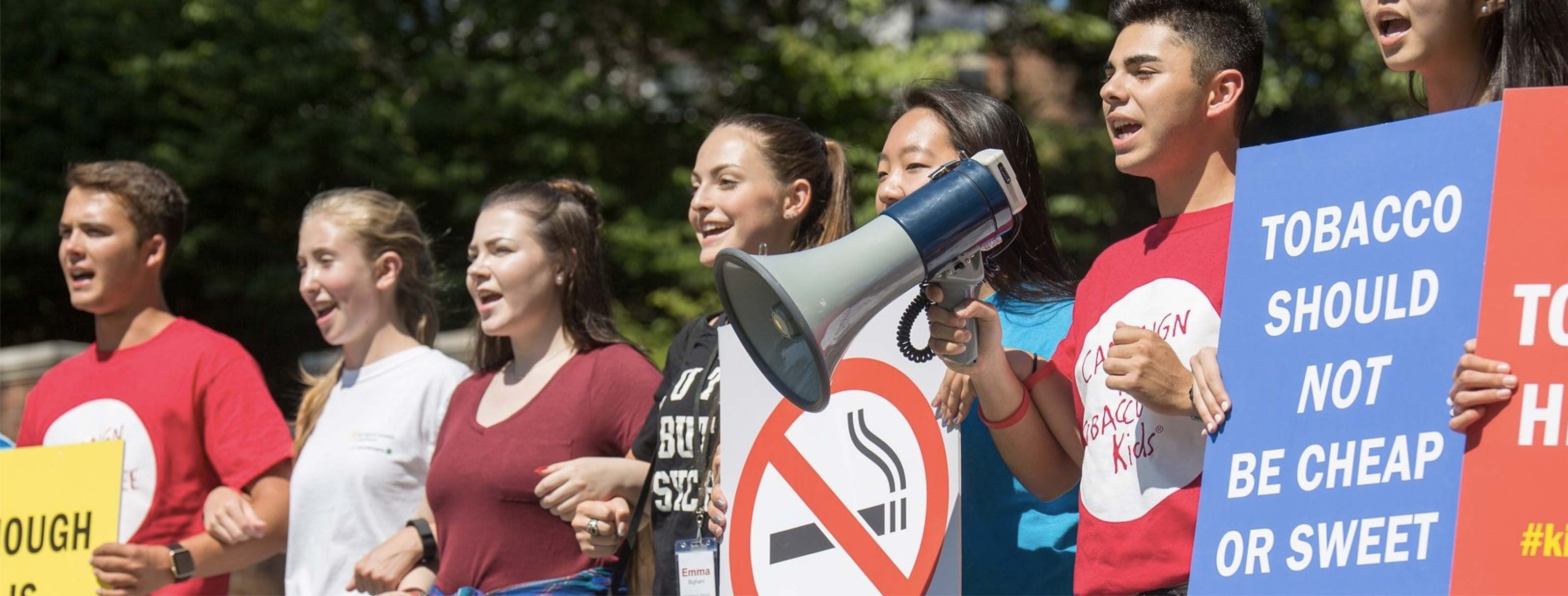 A group of teenagers advocating for change